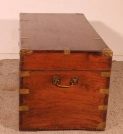 Paire de coffre de marine du 19° siècle avec double serrures