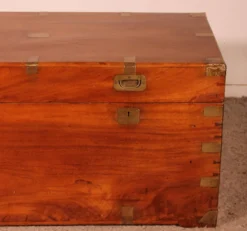 Paire de coffre de marine du 19° siècle avec double serrures