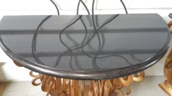 Paire de console aux fougeres