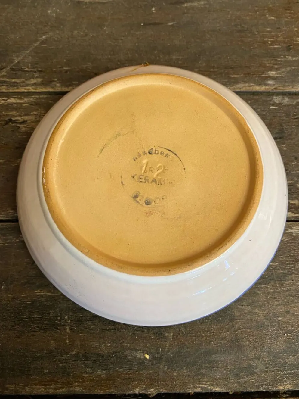 Paire de coquetiers ancien graf stoob keramik céramique polychrome vin