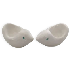 Paire de coquetiers oiseaux
