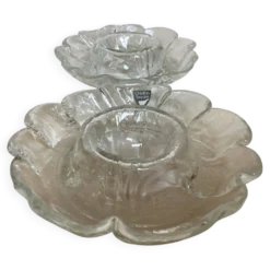 Paire de coquetiers scandinave orrefors Sweden