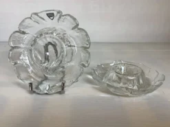 Paire de coquetiers scandinave orrefors Sweden