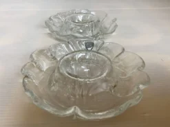 Paire de coquetiers scandinave orrefors Sweden