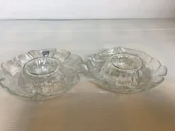 Paire de coquetiers scandinave orrefors Sweden