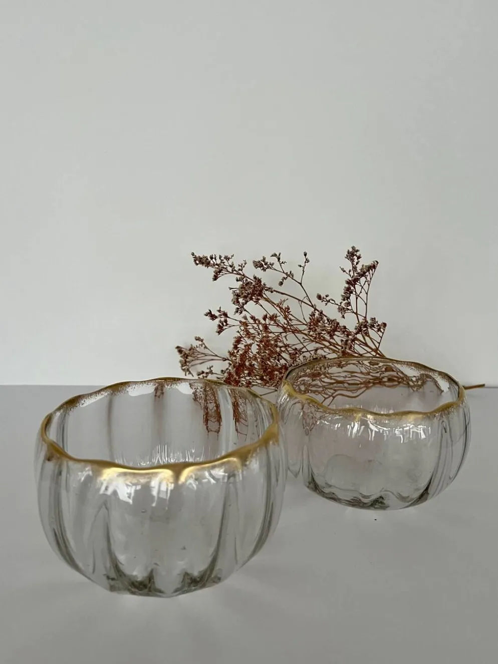 Paire de coupelles cristal Baccarat Napoléon III