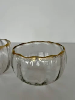 Paire de coupelles cristal Baccarat Napoléon III