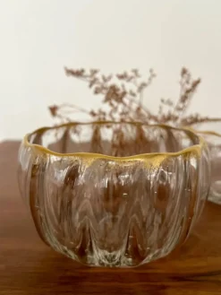 Paire de coupelles cristal Baccarat Napoléon III