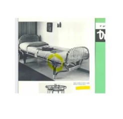Paire de daybeds en rotin Malacca de Franca Helg Bonacina des années 1960