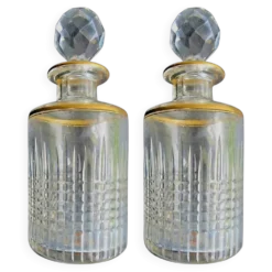 Paire de flacons à parfum en cristal - Circa 1930