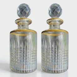 Paire de flacons à parfum en cristal - Circa 1930