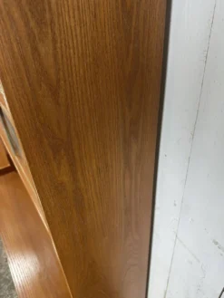 Paire de grande bibliothèques vitrines vintage en bois – années 60/70