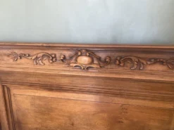 Paire de lits anciens en bois massif - Style 1900 / Campagne chic