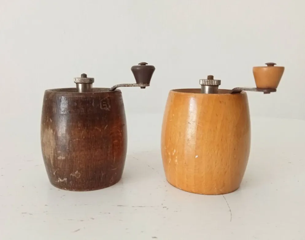 Paire de moulins a poivre vintage Marlux pour déco