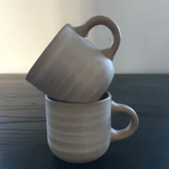 Paire de mugs grès Niderviler