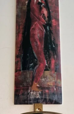 Paire de patères Commedia dell’Arte dans le Goût de Fornasetti, Italie, vers 1970