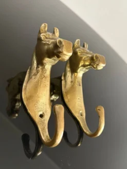 Paire de patères en bronze - Italie, années 1950