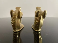 Paire de patères en bronze - Italie, années 1950