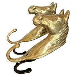 Paire de patères en bronze - Italie, années 1950