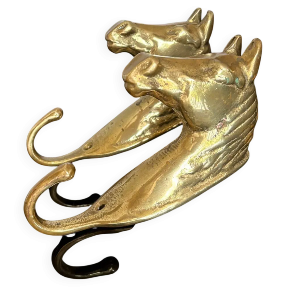 Paire de patères en bronze - Italie, années 1950