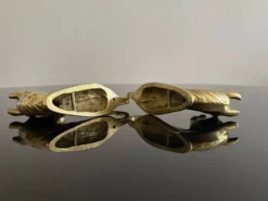 Paire de patères en bronze - Italie, années 1950