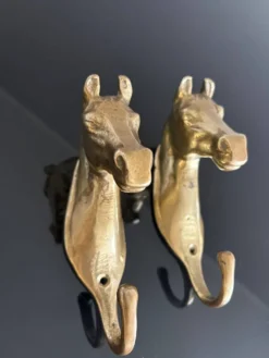 Paire de patères en bronze - Italie, années 1950