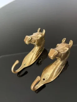 Paire de patères en bronze - Italie, années 1950