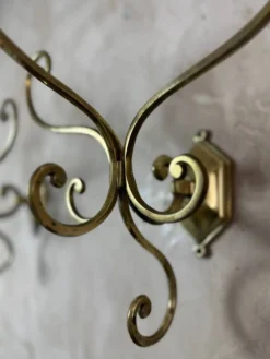 Paire de patères en Laiton