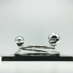 Paire de patères Space Age italiennes avec miroir Goffredo Reggiani des années.