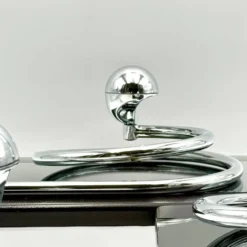 Paire de patères Space Age italiennes avec miroir Goffredo Reggiani des années.