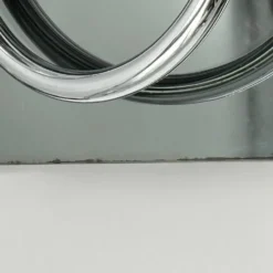 Paire de patères Space Age italiennes avec miroir Goffredo Reggiani des années.
