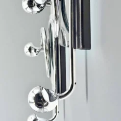 Paire de patères Space Age italiennes avec miroir Goffredo Reggiani des années.