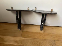 Paire de petites consoles d applique fin 19 Eme siècle
