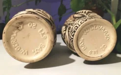 Paire de pichets, vases vintage Bay Keramik 671-20 – West Germany