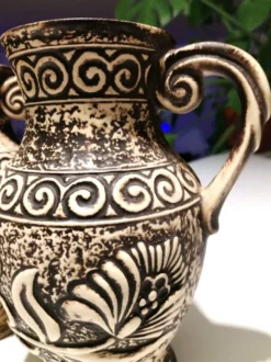 Paire de pichets, vases vintage Bay Keramik 671-20 – West Germany