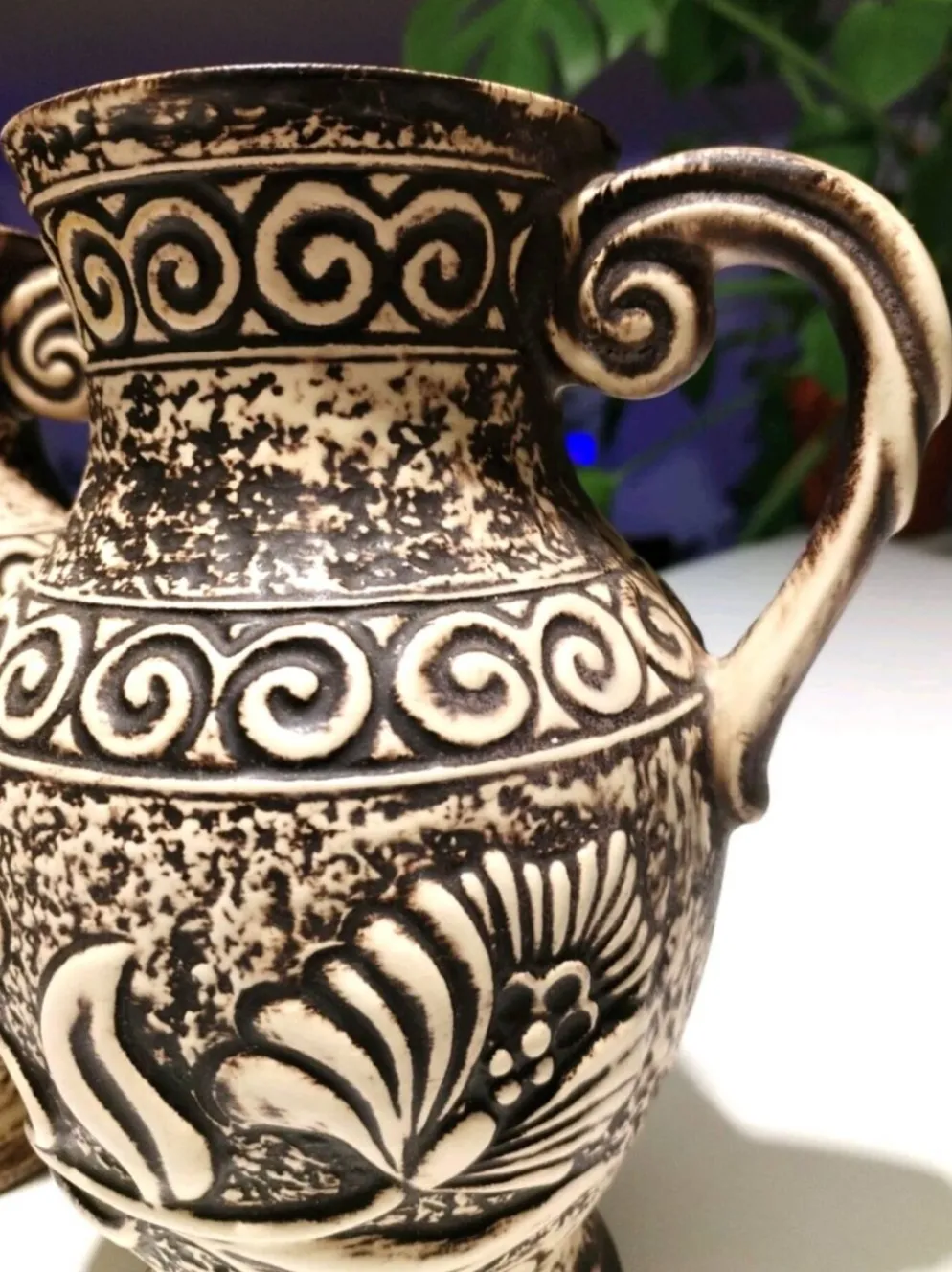 Paire de pichets, vases vintage Bay Keramik 671-20 – West Germany