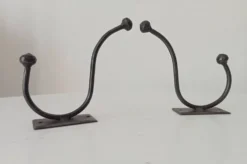 Paire de porte manteau brutaliste