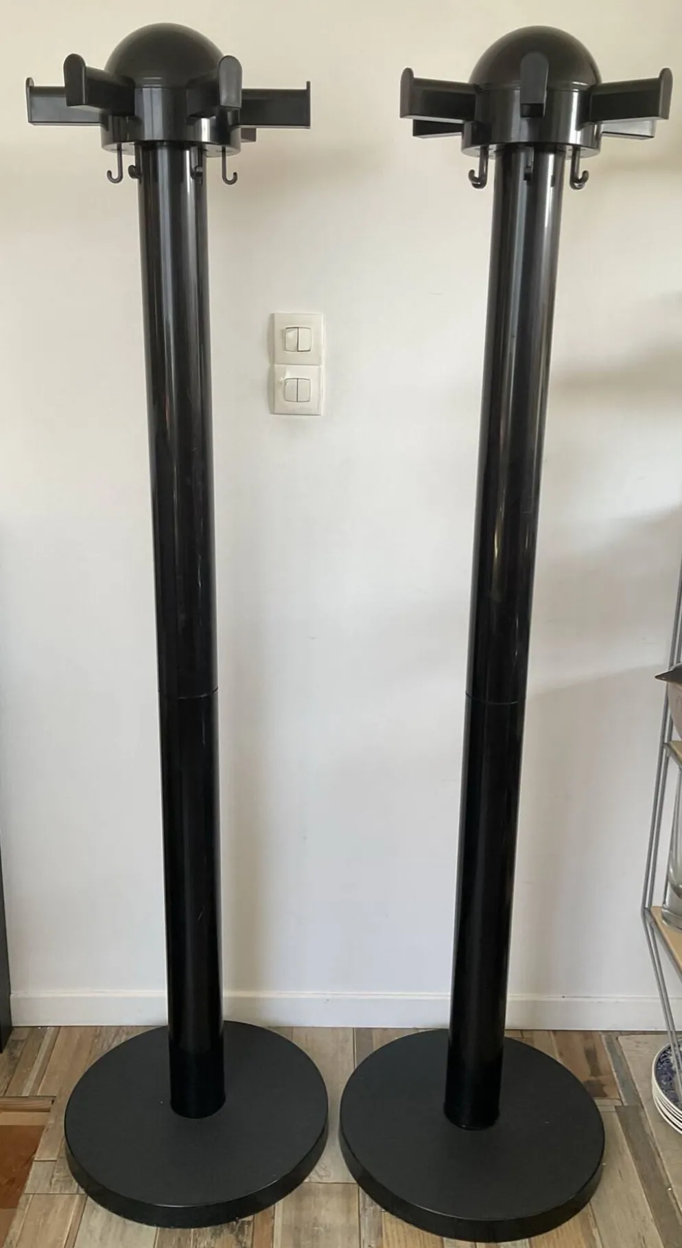 Paire de portemanteau Kartell « Centrokappa », années 70