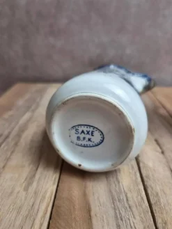 Paire de pots à lait anciens Boch Frères Keramis – modèle Saxe