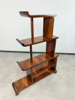 Paire de rares étagères à gradins / séparateurs de pièces de style Art Déco ancien