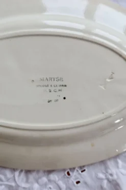 Paire de raviers anciens Creil et Montereau Maryse