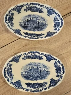 Paire de Raviers Ovales Neufs Enoch Wedgwood Royal Homes of Britain