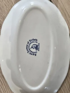 Paire de Raviers Ovales Neufs Enoch Wedgwood Royal Homes of Britain