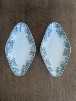 Paire de raviers terre de fer Salins