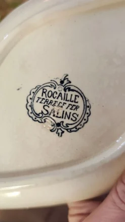 Paire de raviers terre de fer Salins