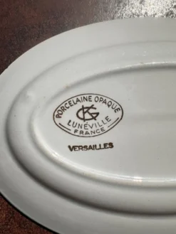 Paire de ravies anciens en faïence – Sarreguemines 