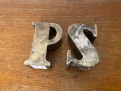 Paire De Saleron Ancien Sel Poivre Metal Argenté Salière Poivrier Vint