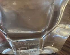 Paire de salerons cristal Daum