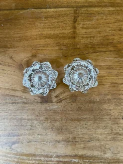 Paire de salerons en cristal