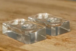 Paire de salerons en cristal